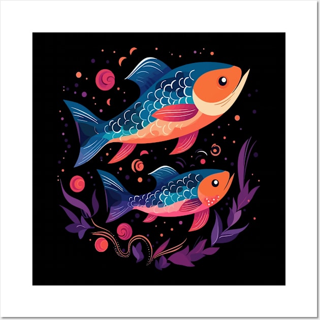 Salmon Mothers Day Wall Art by JH Mart